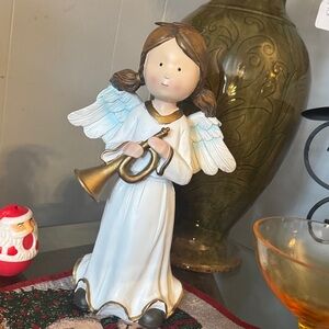 Angel Figurine with Trumpet